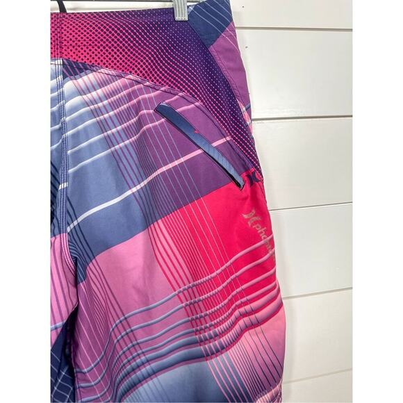 Hurley Men's Phantom Board Shorts Plaid Pink Purple Size 34, EUC - Picture 8 of 10